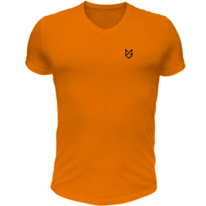 T-SHIRT V ARANCIONE