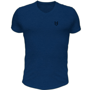 T-SHIRT V BLU SCURO